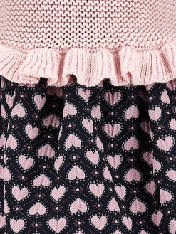 Abitino jacquard cuori