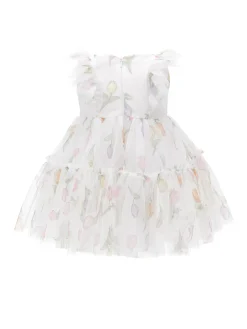 Abitino tulle stampa tulipani