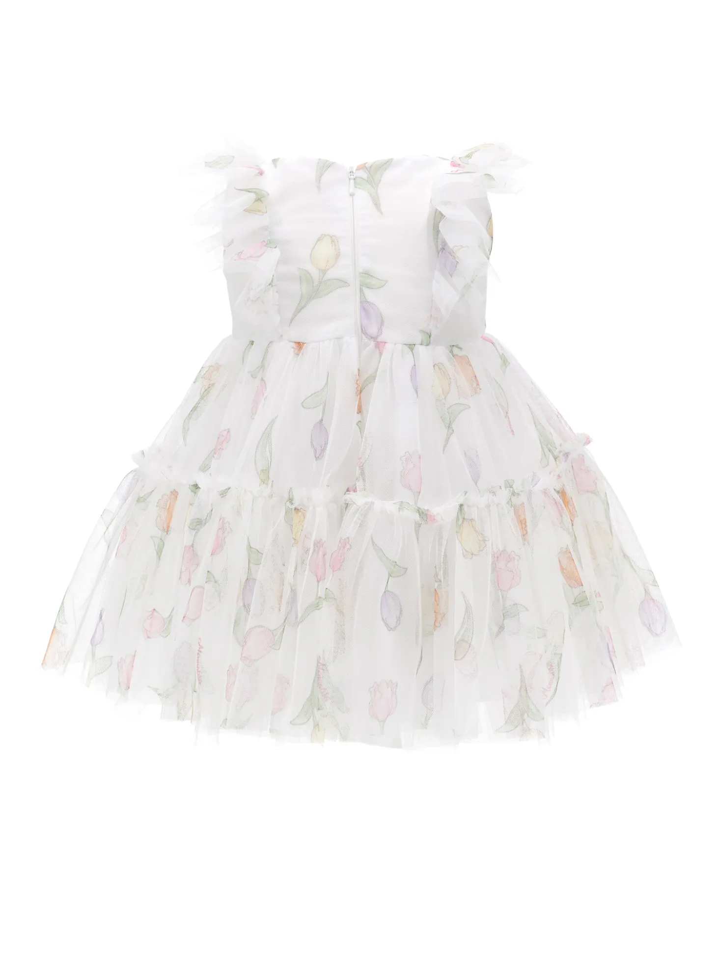 Abitino tulle stampa tulipani