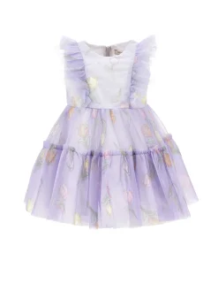 Abitino tulle stampa tulipani
