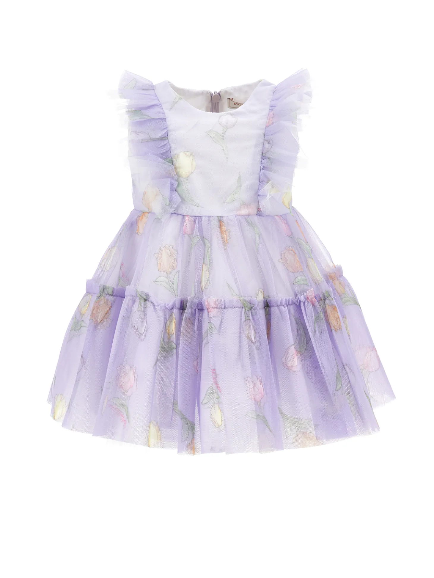 Abitino tulle stampa tulipani