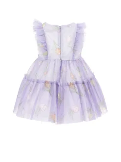Abitino tulle stampa tulipani