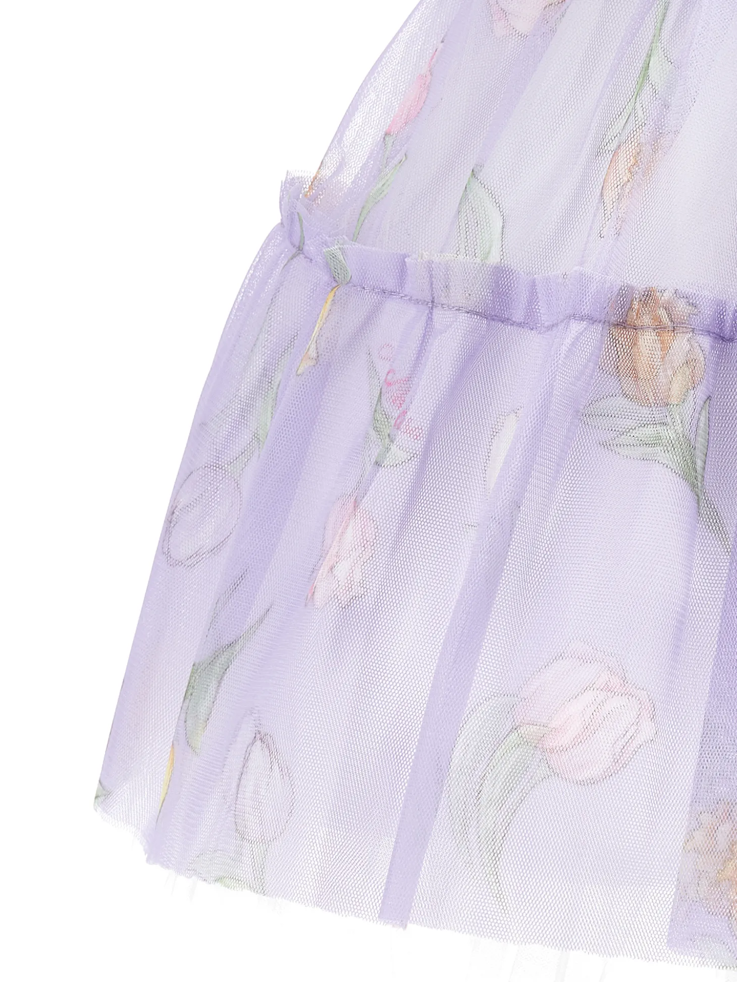 Abitino tulle stampa tulipani