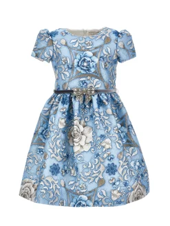 Abito broccato lurex