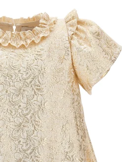Abito broccato lurex