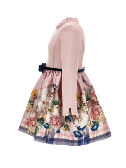 Abito broccato rose barocche