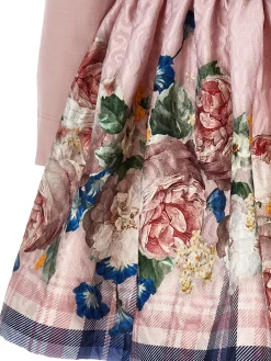 Abito broccato rose barocche