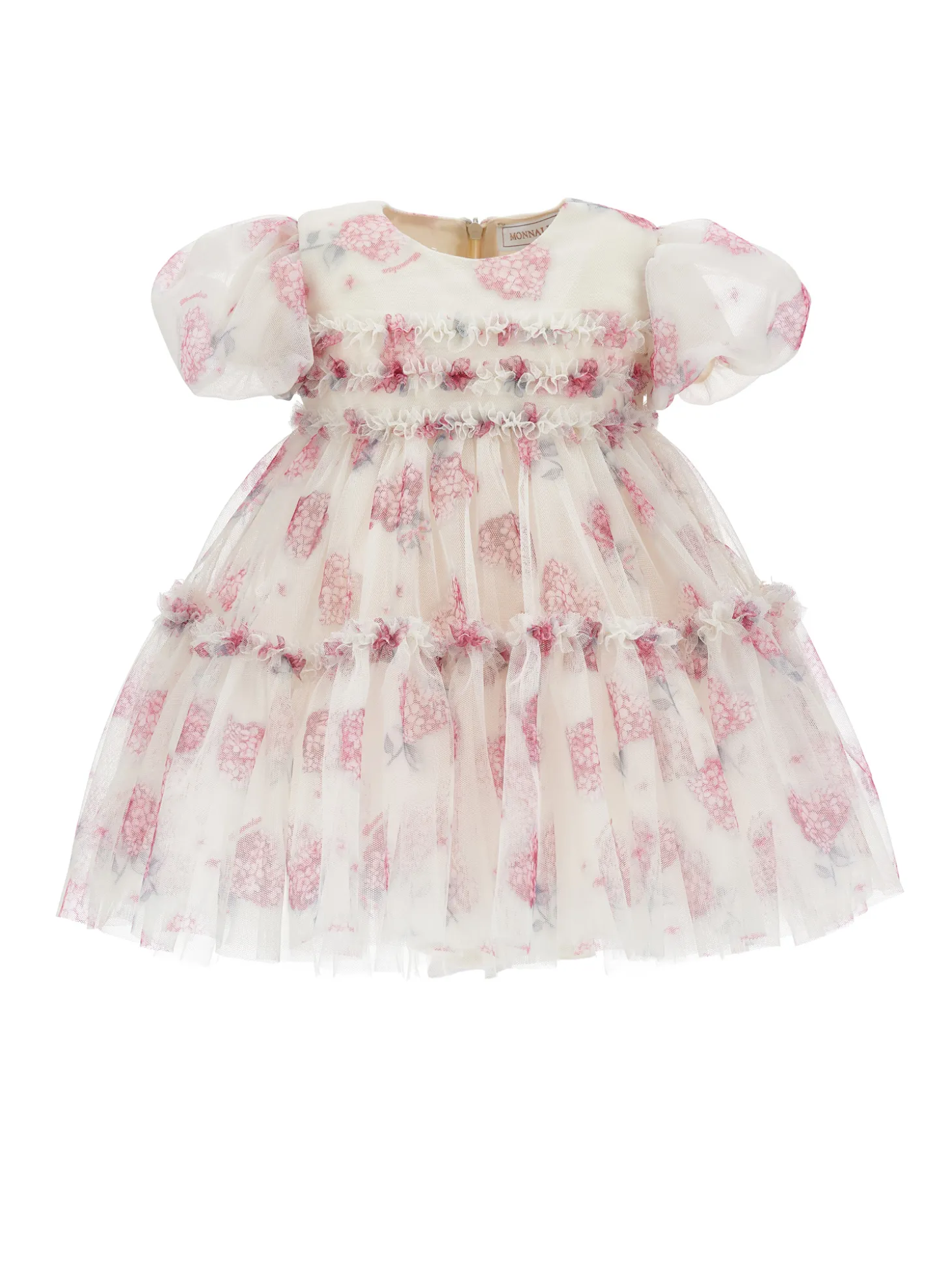 Abito compleanno tulle floreale