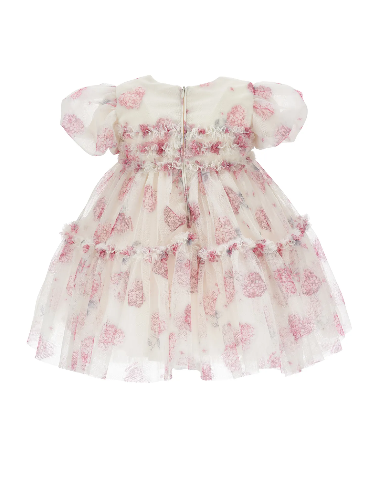 Abito compleanno tulle floreale