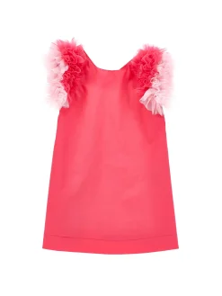 Abito cotone giromanica tulle