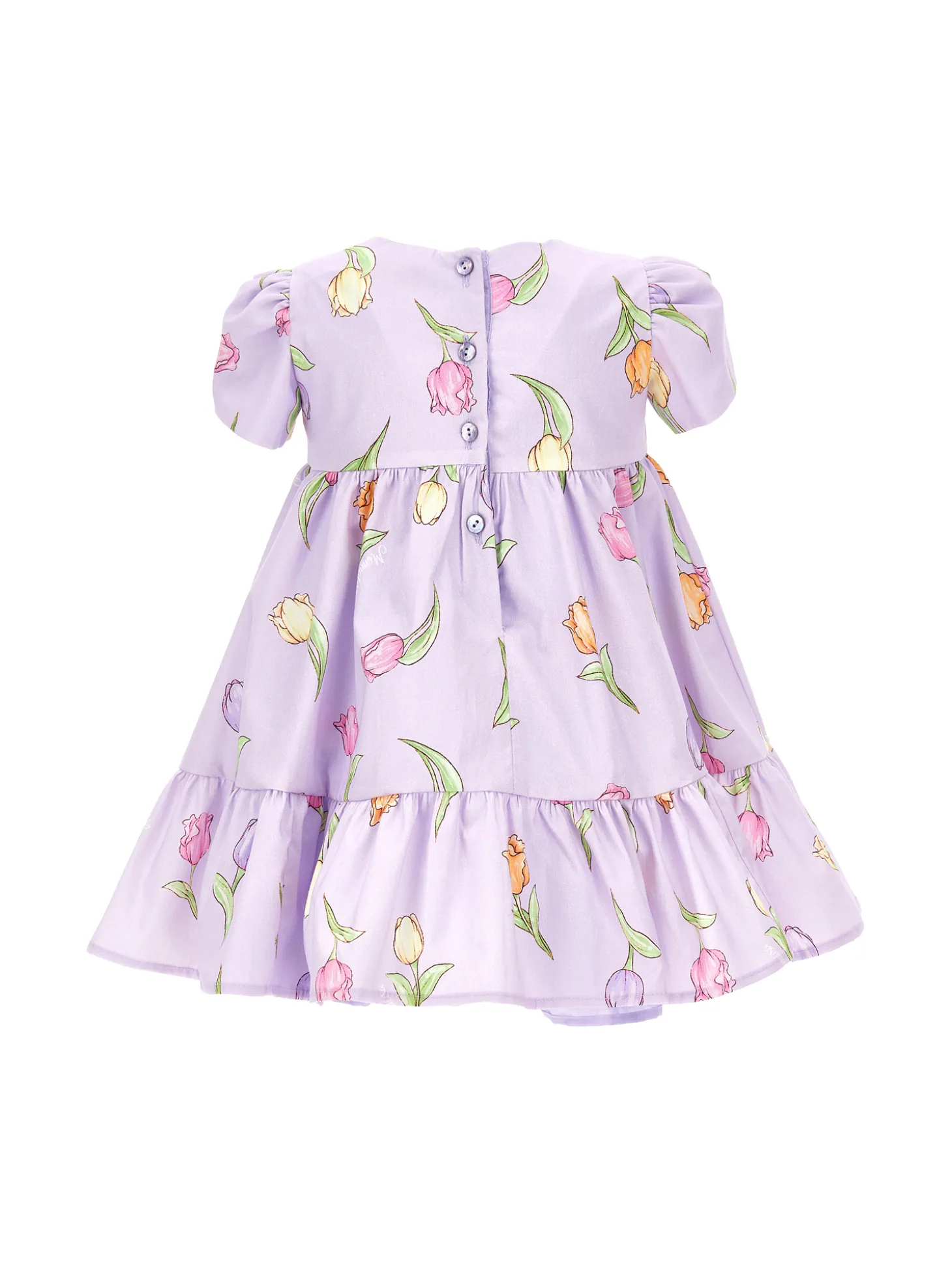 Abito cotone tulipani