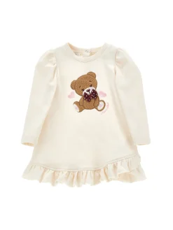Abito felpa con teddy bear