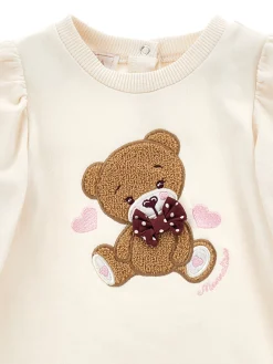 Abito felpa con teddy bear