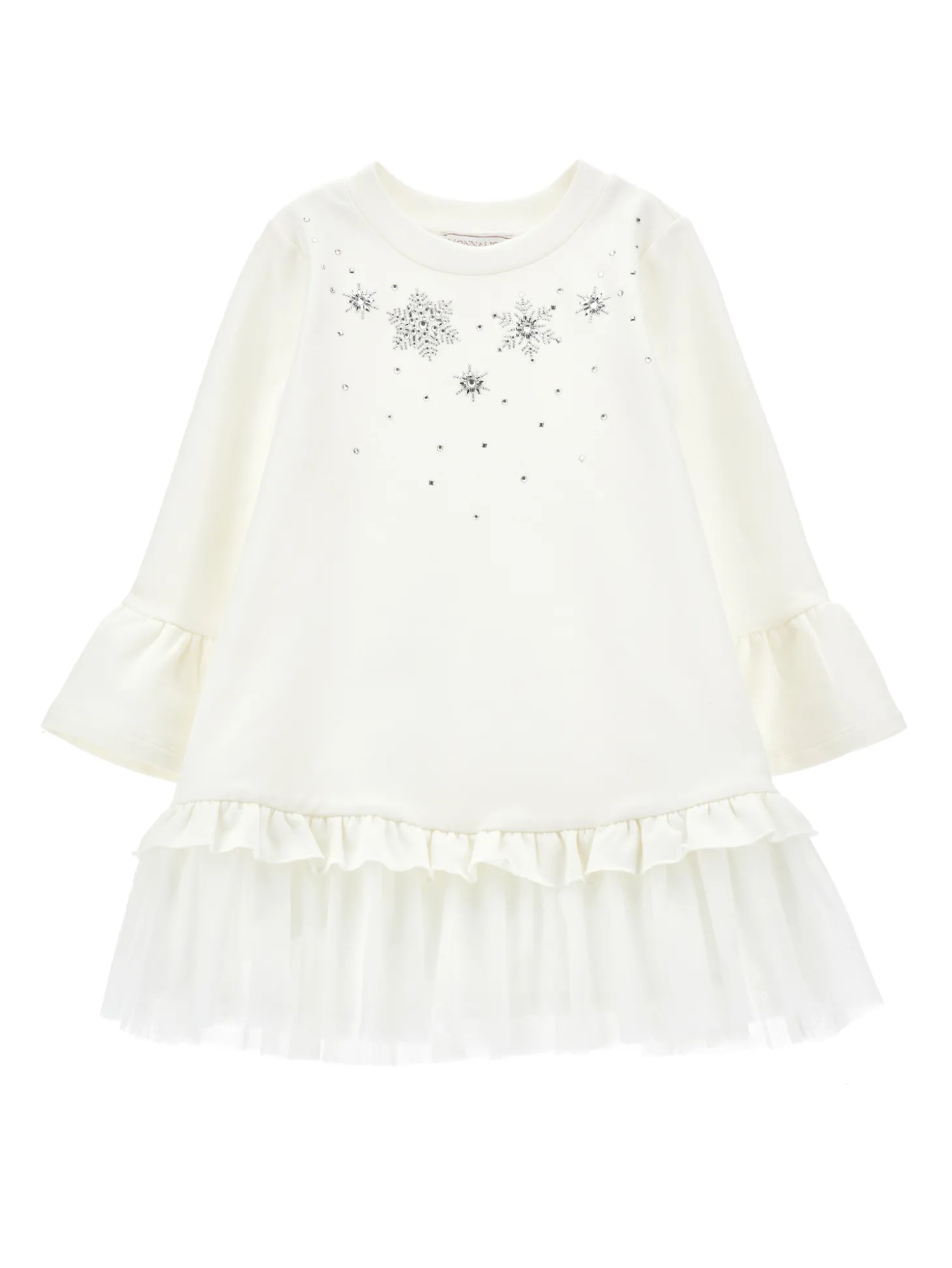 Abito felpa tulle