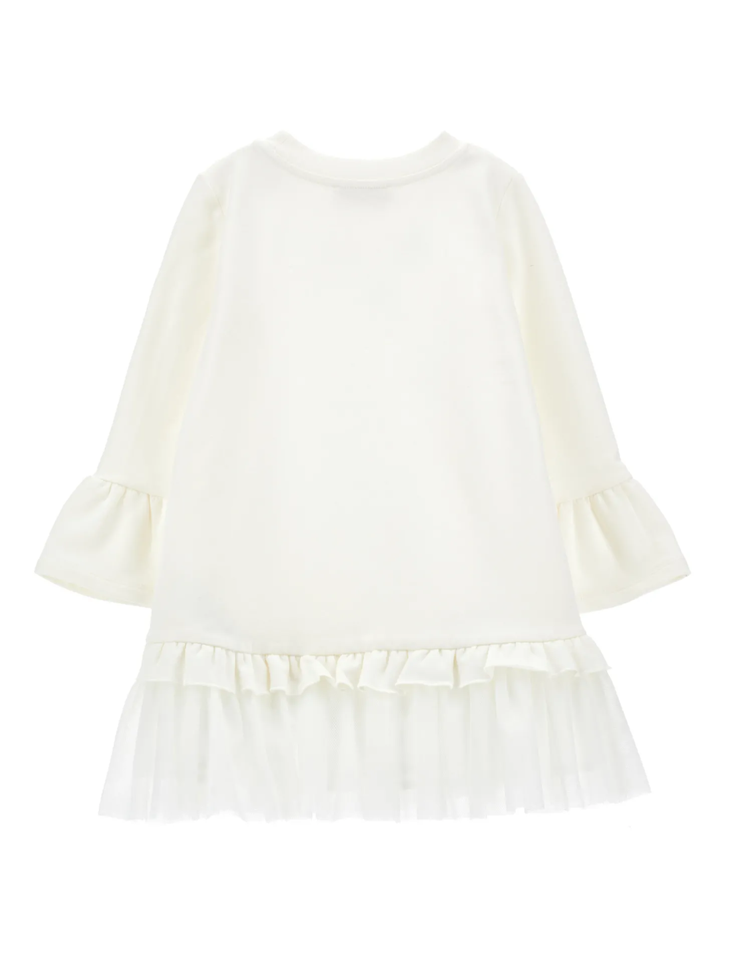 Abito felpa tulle