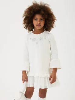 Abito felpa tulle