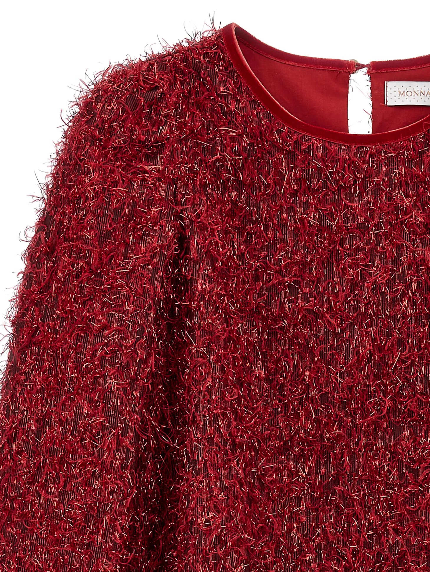 Abito frange lurex