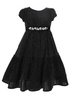 Abito in jersey glitter