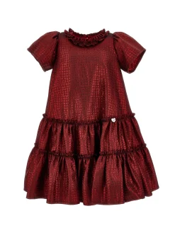 Abito jacquard pied de poule