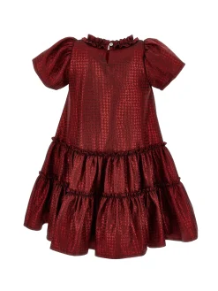 Abito jacquard pied de poule
