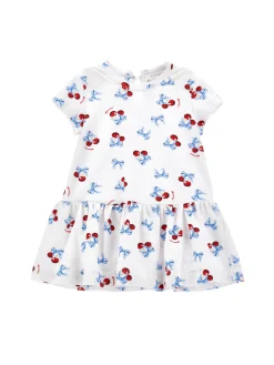 Abito jersey con ciliegine