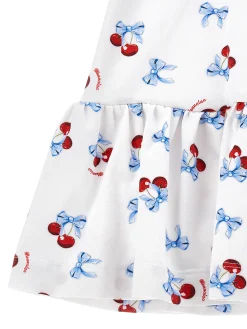 Abito jersey con ciliegine