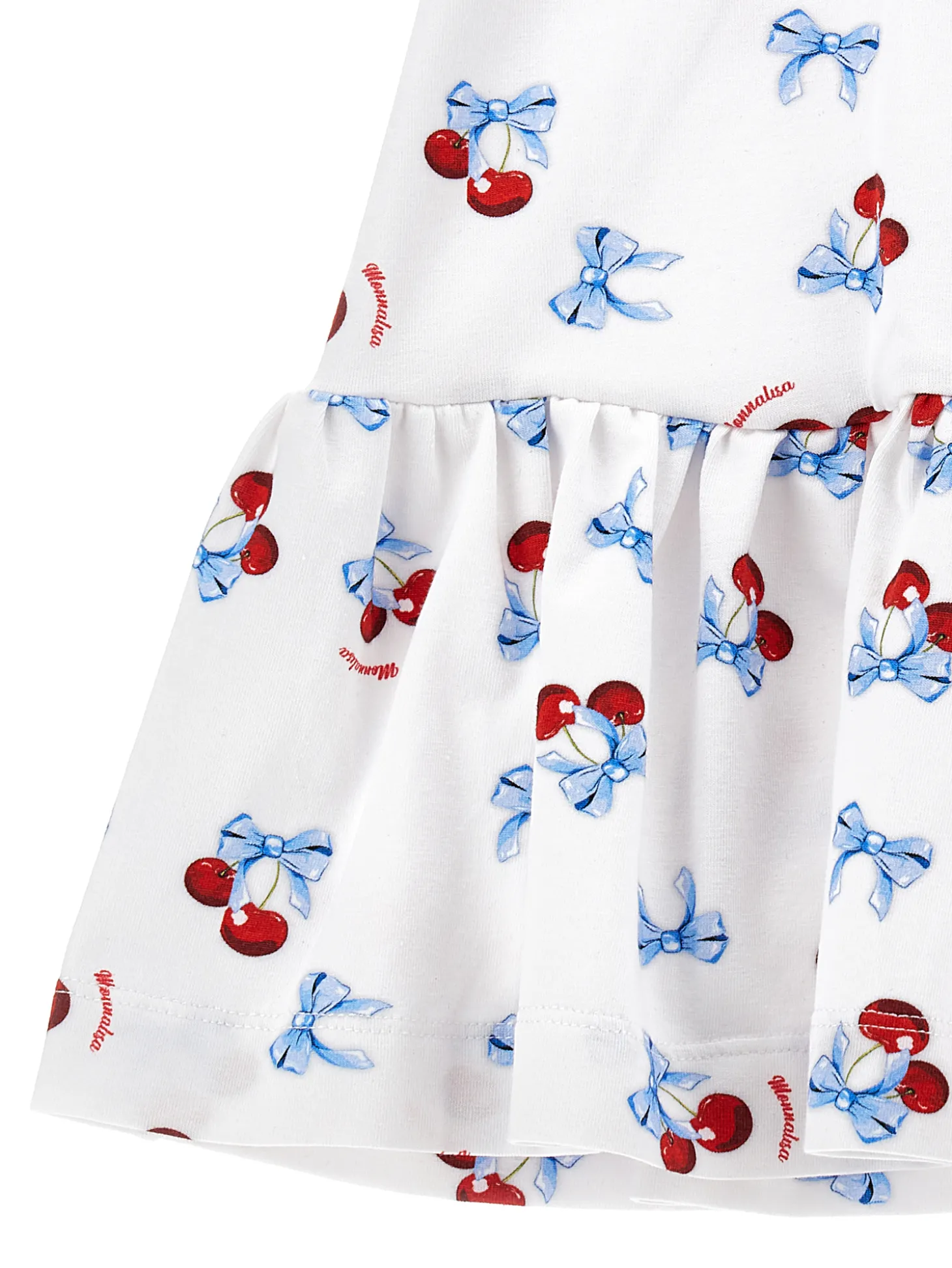 Abito jersey con ciliegine