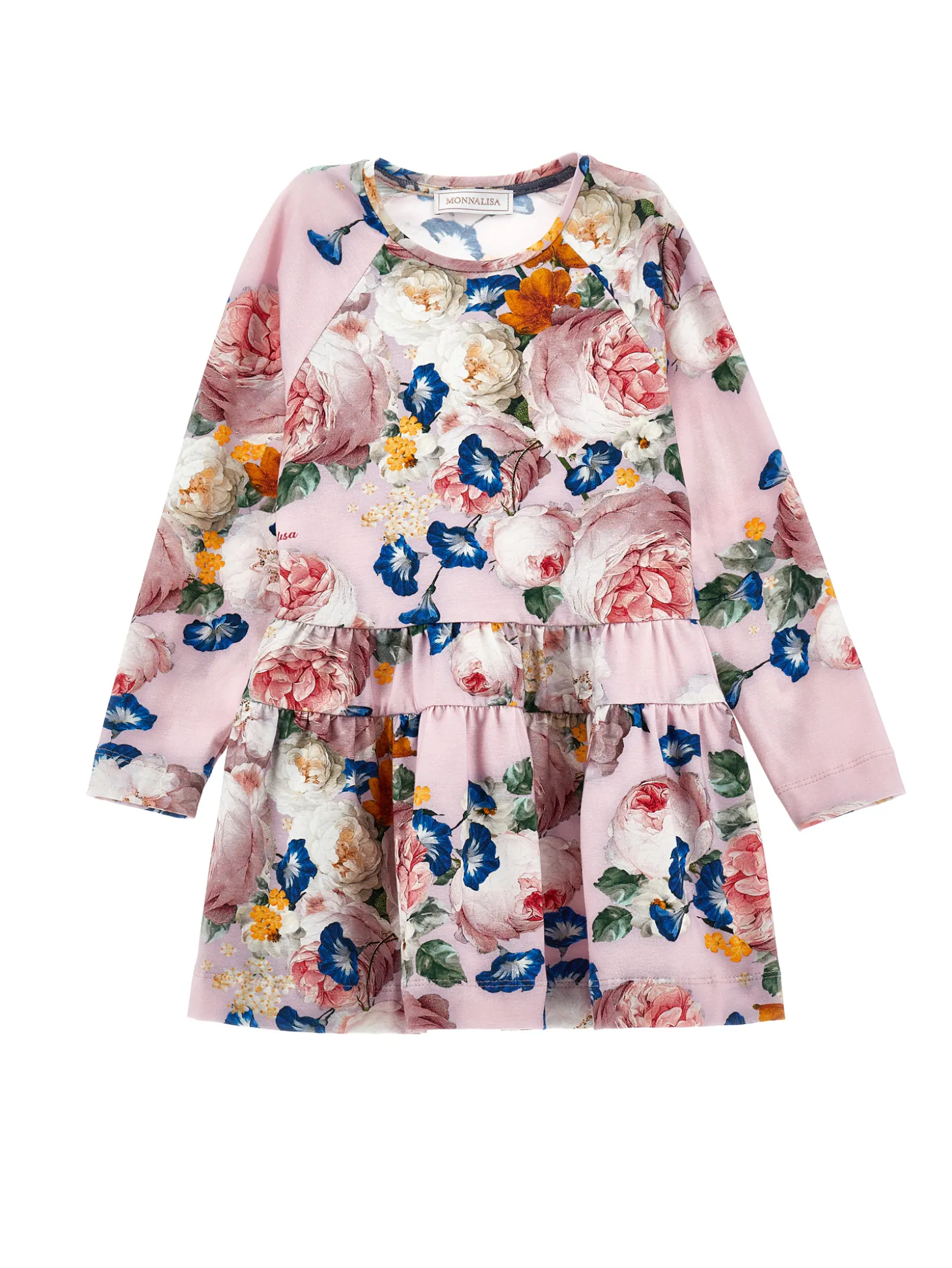 Abito jersey rose barocche