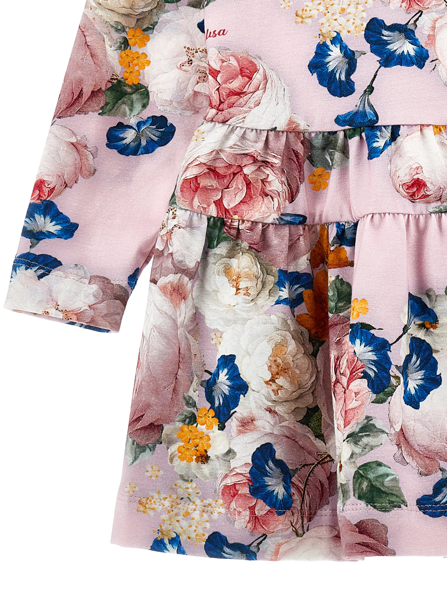 Abito jersey rose barocche