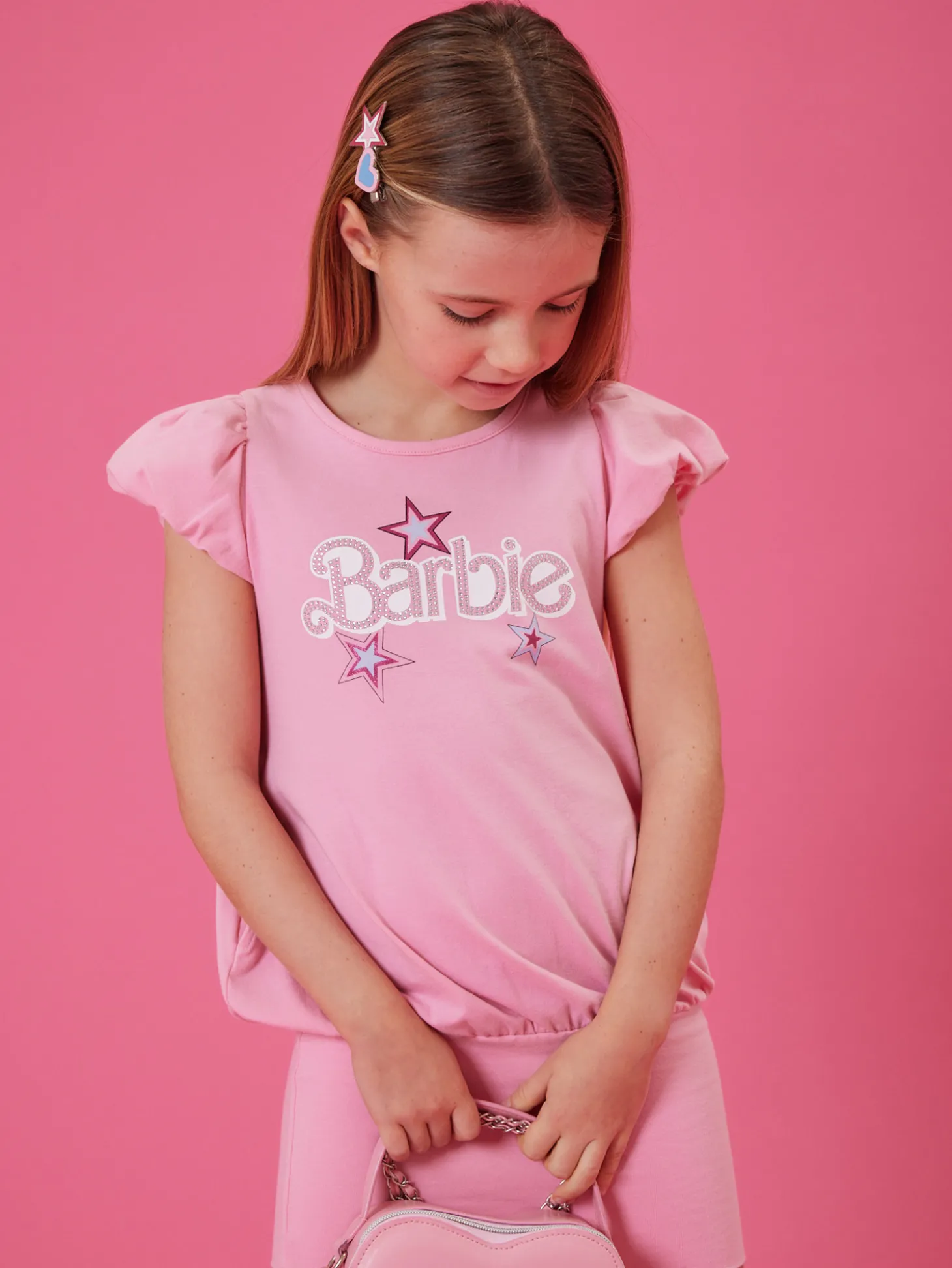 Abito jersey stretch Barbie