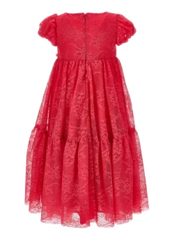 Abito lungo pizzo Chantilly