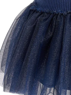 Abito maglia e glitter
