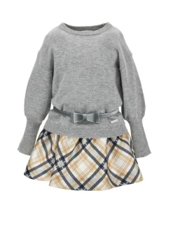 Abito mikado tartan