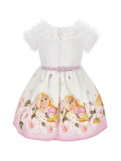 Abito popeline tulle Rapunzel