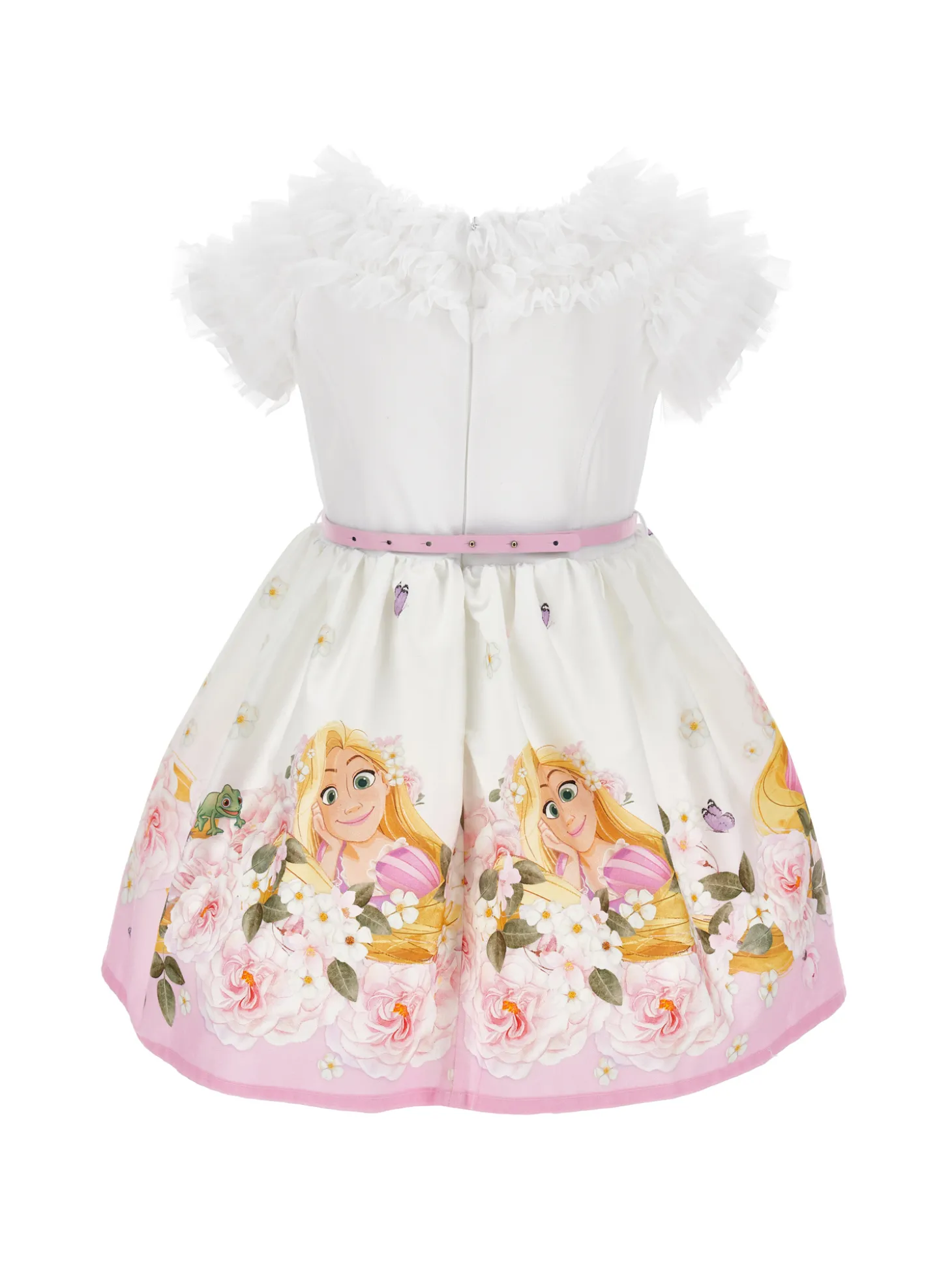 Abito popeline tulle Rapunzel