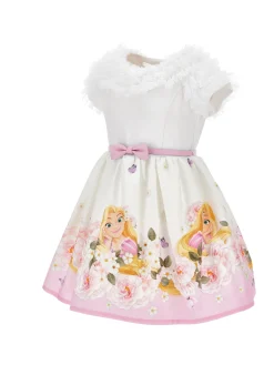 Abito popeline tulle Rapunzel