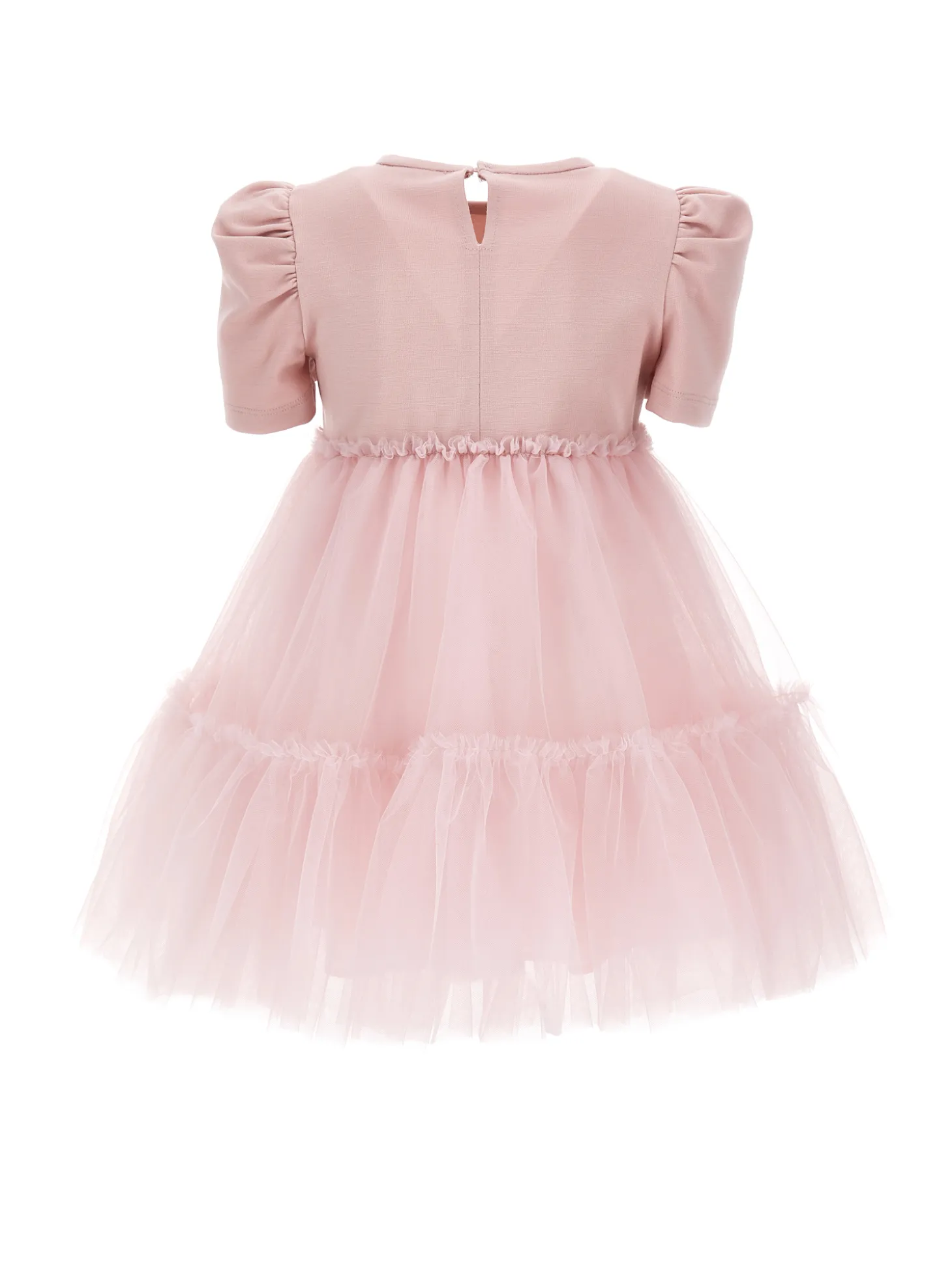 Abito punto Milano gonna tulle