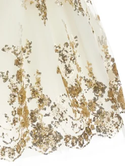 Abito ricamato paillettes