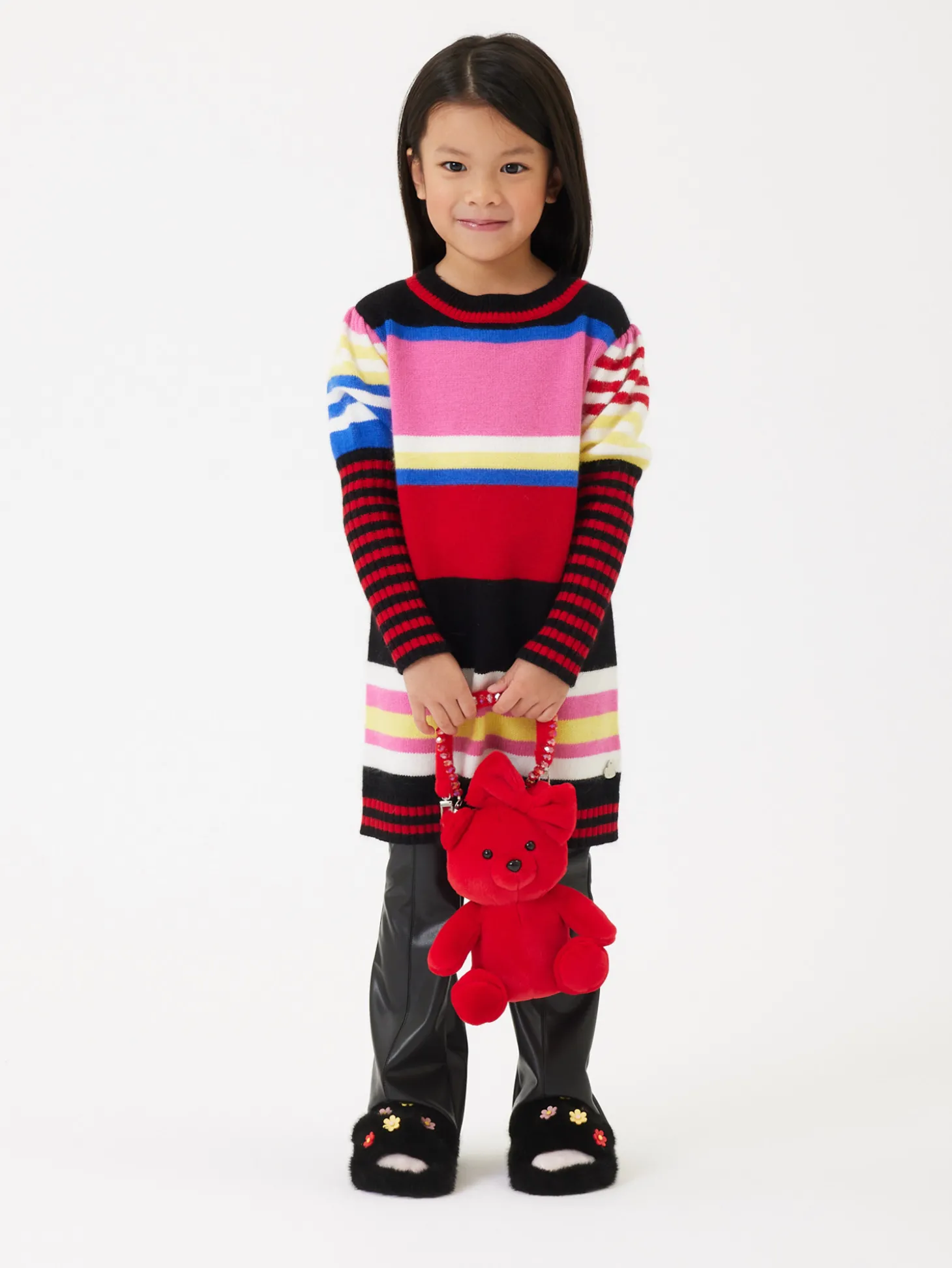 Abito soft righe