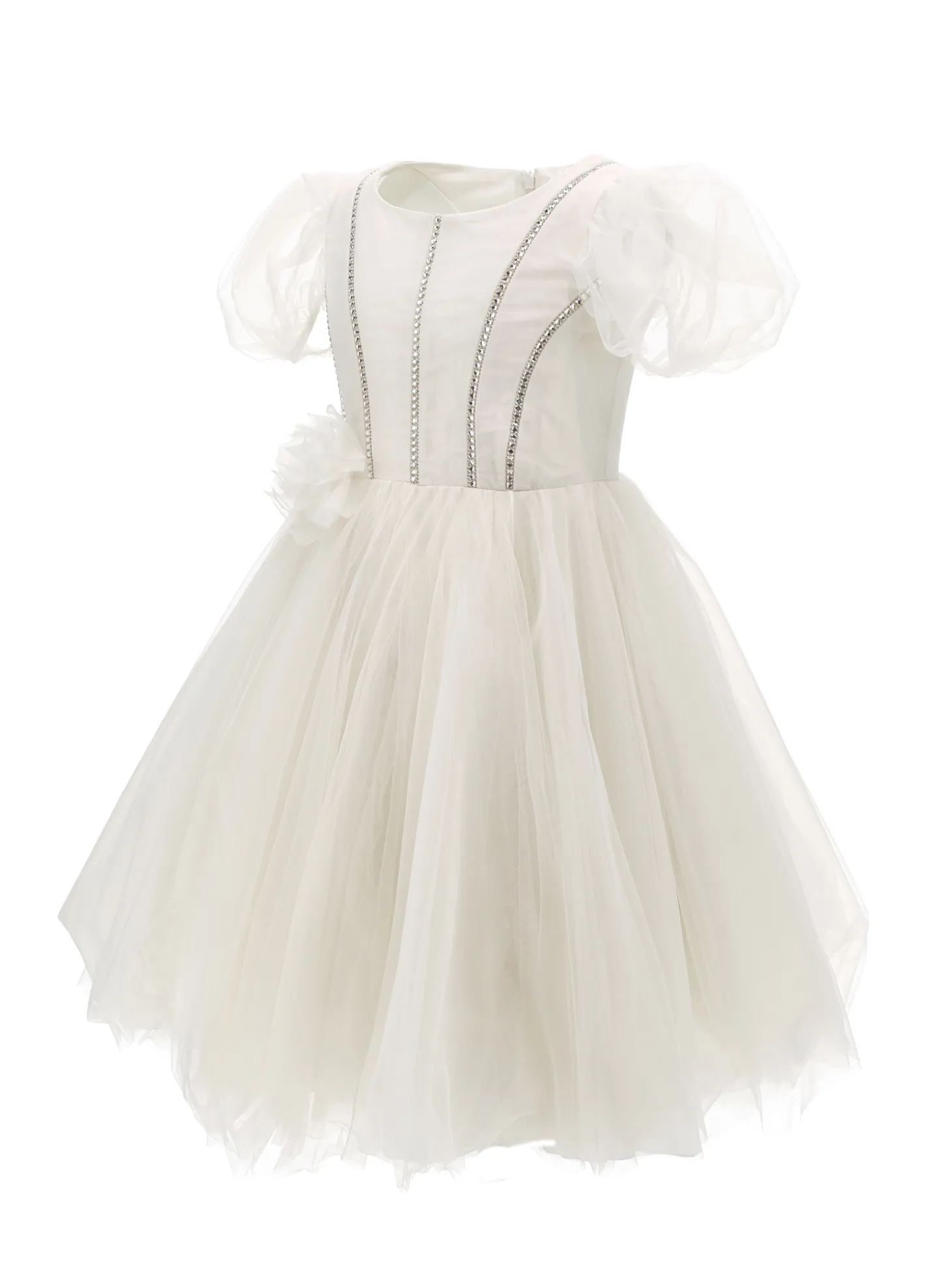 Abito Sunset tulle mano seta