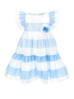 Abito taffeta righe
