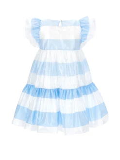 Abito taffeta righe