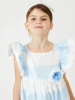Abito taffeta righe