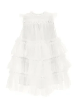 Abito tulle balze
