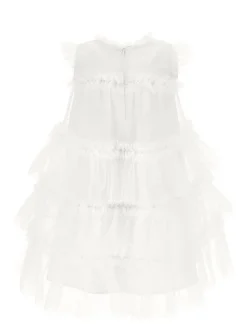 Abito tulle balze