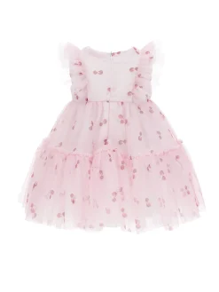 Abito tulle ciliegie