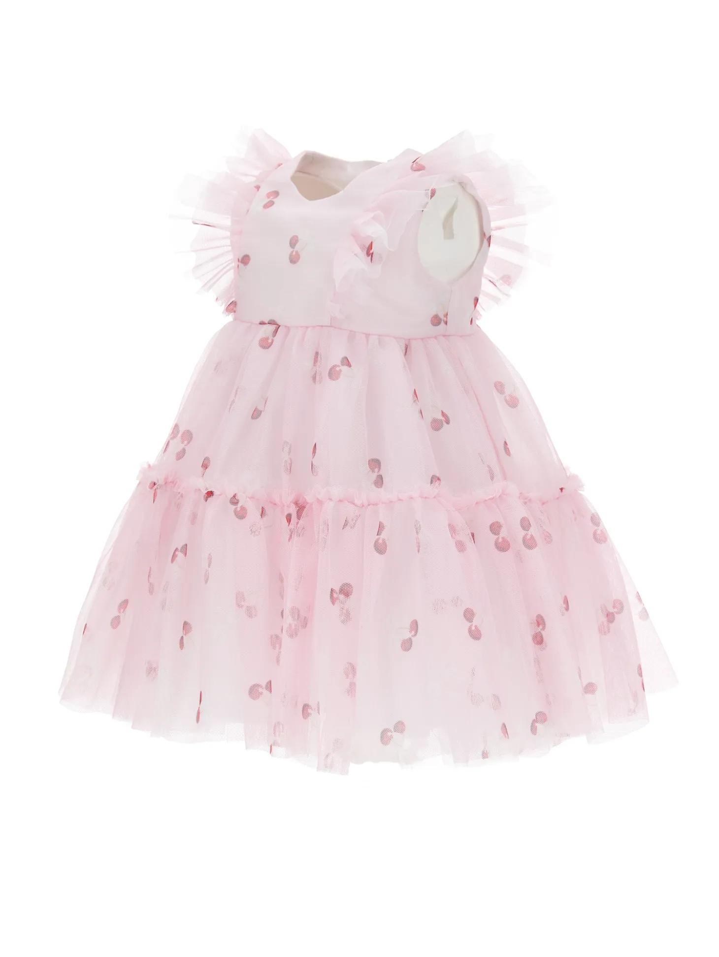 Abito tulle ciliegie