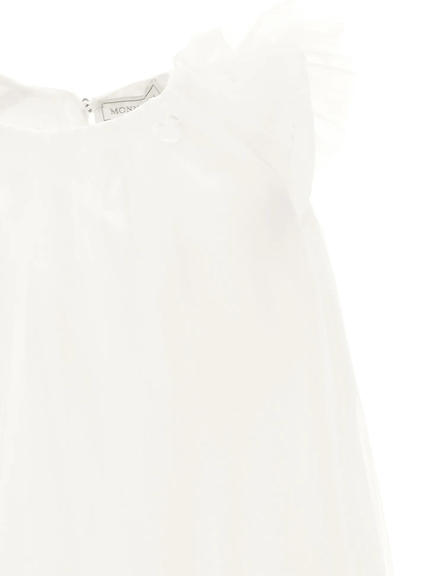 Abito tulle con piccole rouches