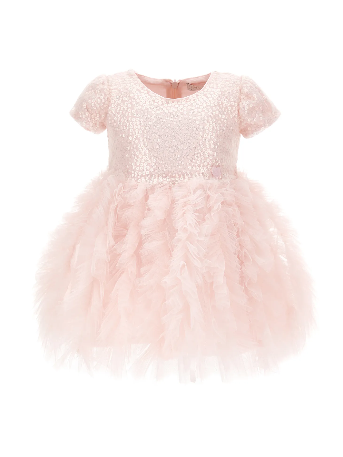 Abito tulle e paillettes