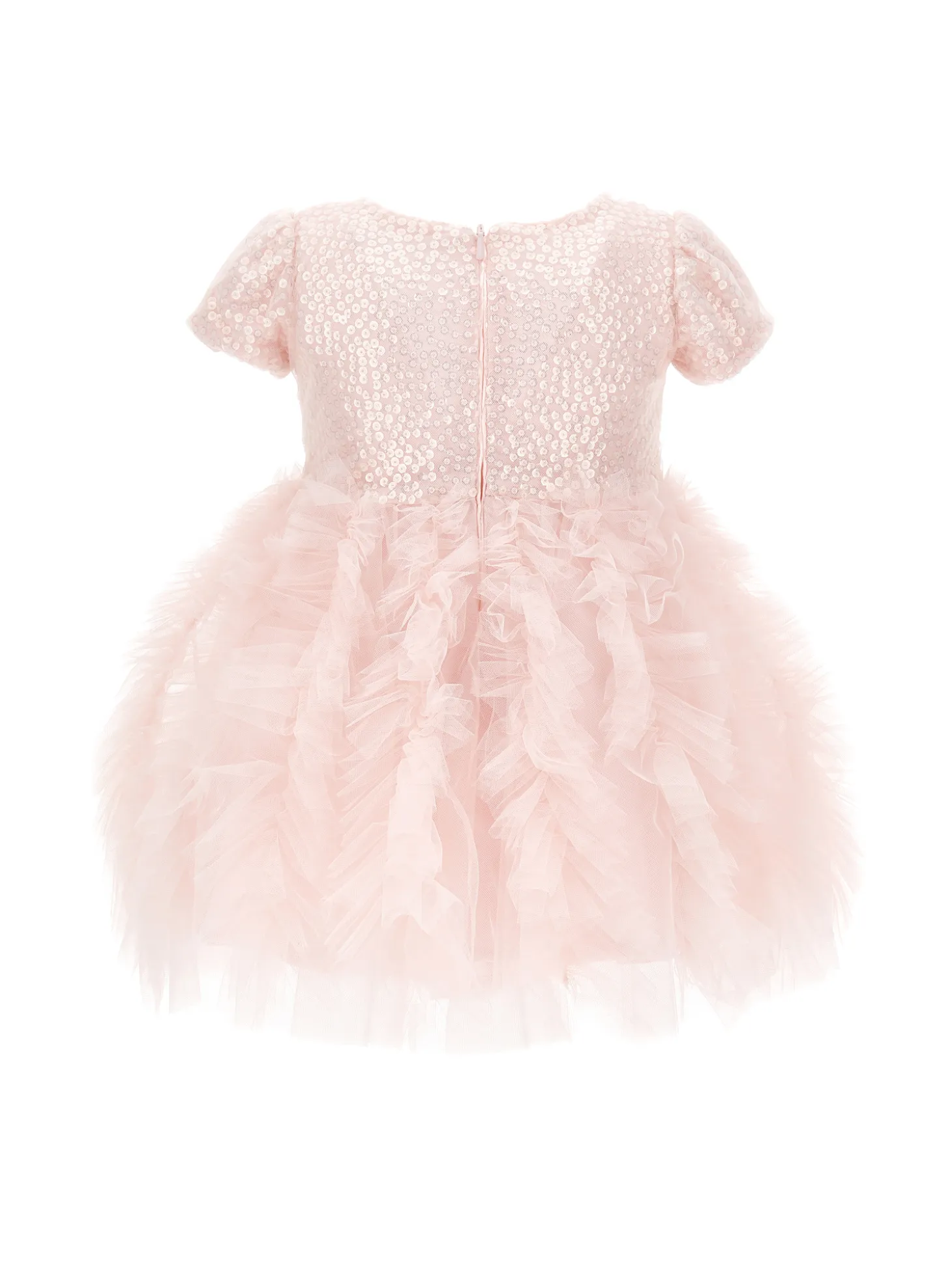 Abito tulle e paillettes